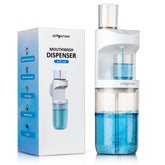 ZOFGENOW front view wall mounted dispenser showing clean design and organized sink benefit
