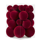 ZVAVH front packaging of 38pc velvet ornaments shows set and count, ready-to-decorate