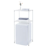Zvyteay front view of assembled shelf showing organized storage benefit