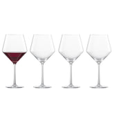 Zwiesel Glas Pure front view showing elegant silhouette and serving benefit