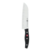 ZWILLING front packaging Santoku showing product and benefit of trusted German craftsmanship