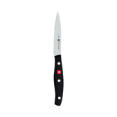 ZWILLING paring knife front view showing balanced design and precision