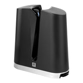 ZWILLING V-Edge front view showing compact sharpener and stable base for safe use