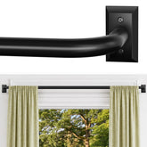 ZYRW front view matte black rod showing sleek modern profile and tidy finish