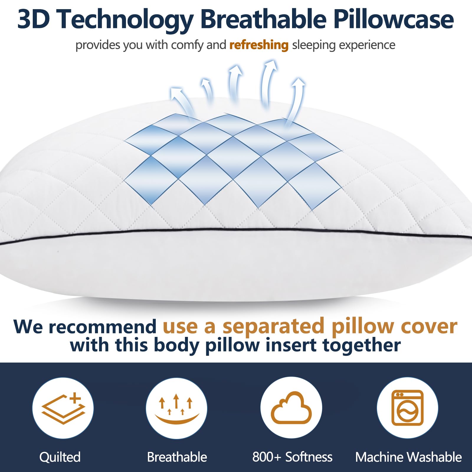 1 MIDDLE ONE shredded memory foam filling close-up illustrating breathability and adaptive support