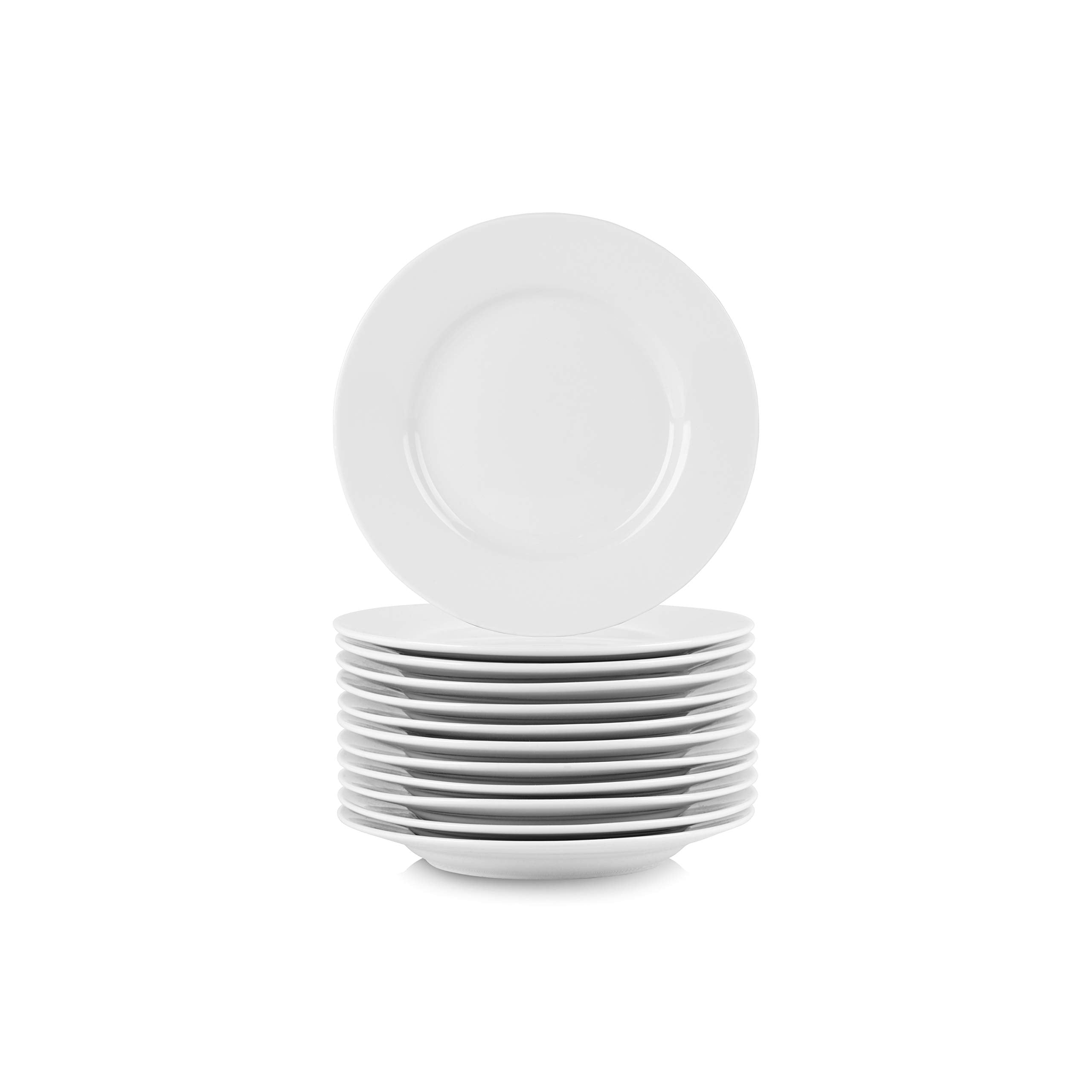 10 Strawberry Street front view showing set of twelve 6-inch plates, versatile serving