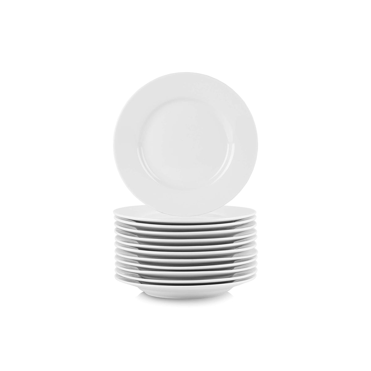 10 Strawberry Street front view showing set of twelve 6-inch plates, versatile serving