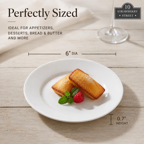10 Strawberry Street stacked plates side profile, space-saving storage benefit