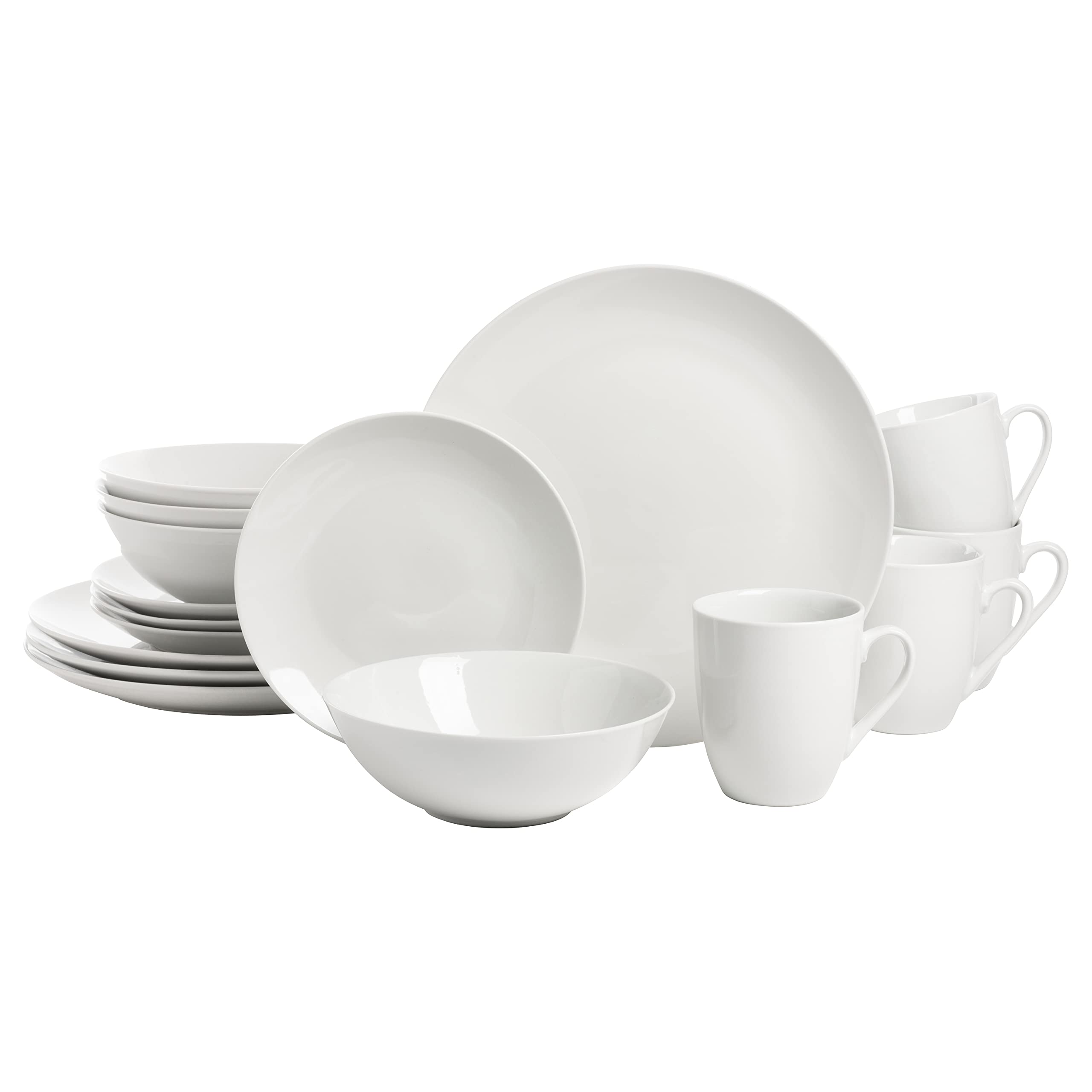 10 Strawberry Street front view of Simply Coupe set showing clean white finish and shape
