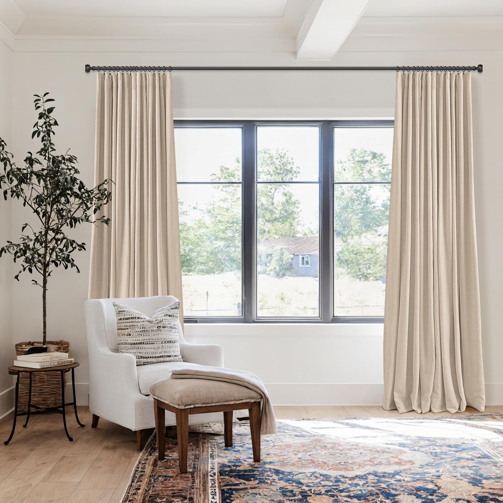 100% Blackout Shield in bedroom lifestyle to create dark, restful environment