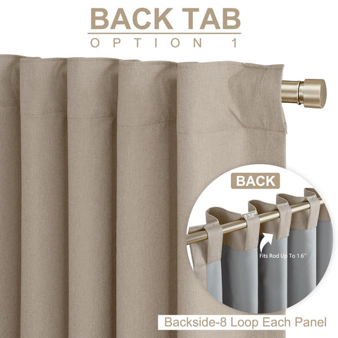 100% Blackout Shield paired panels covering a large window for complete privacy