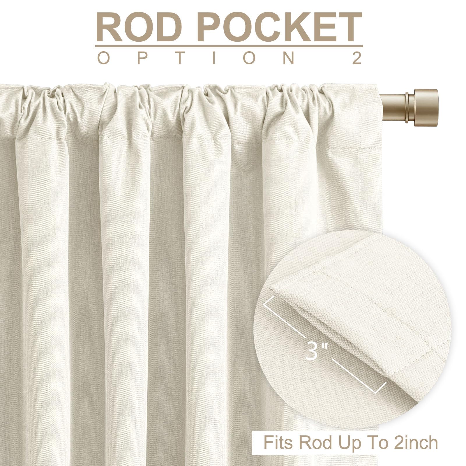100% Blackout Shield back loops detail enabling easy hook installation