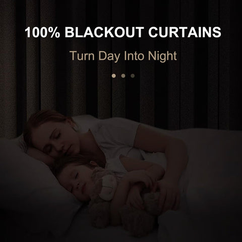 100% Blackout Shield close-up linen texture highlighting soft drape