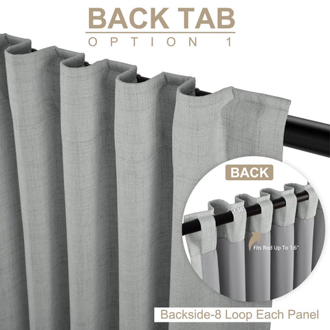 100% Blackout Shield panel hanging in bedroom providing privacy and calm