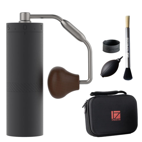 1Zpresso X-Ultra front view shows sturdy metal body and compact design benefit portability