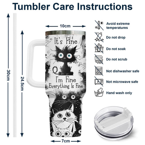 34HD tumbler bottom label and capacity mark, clear product info