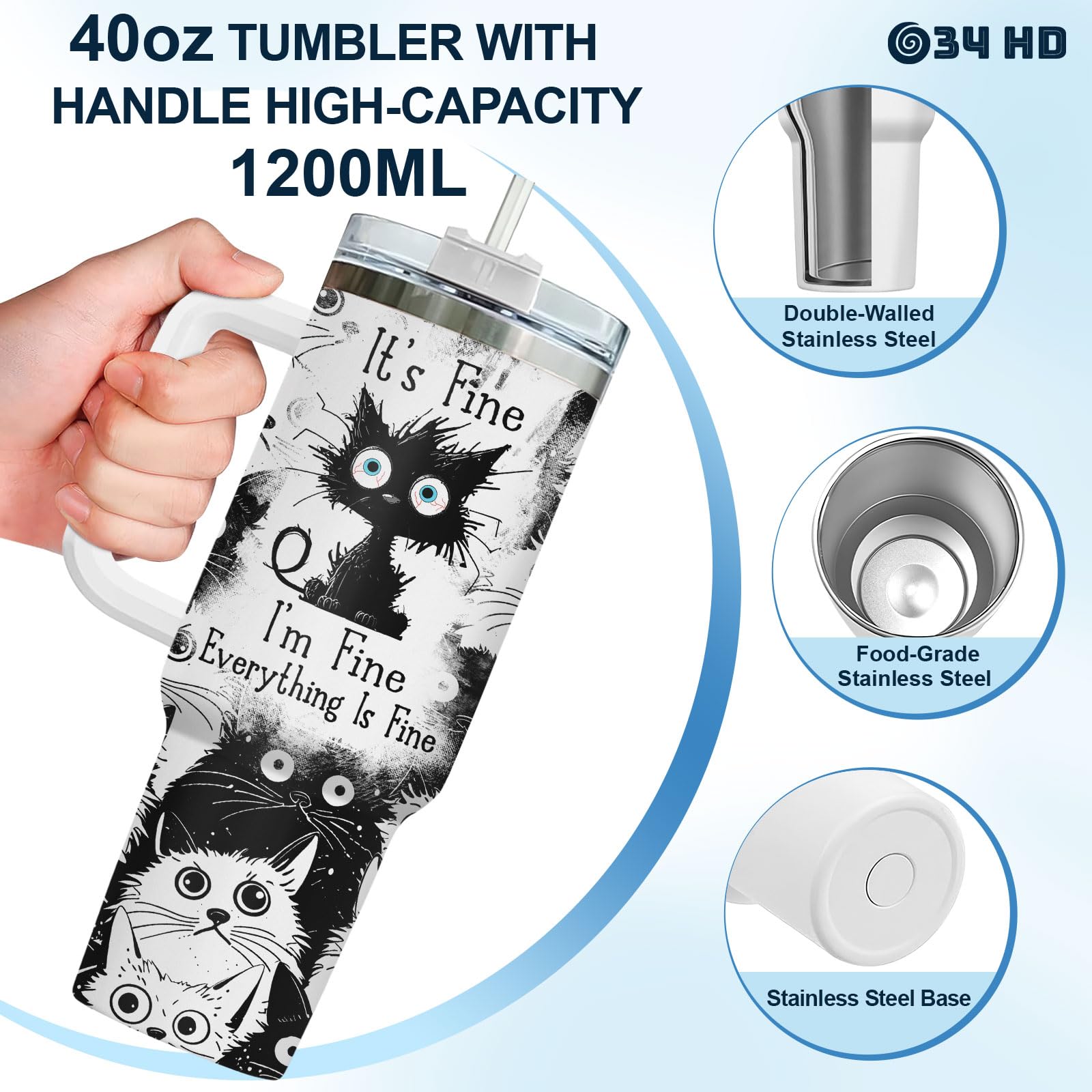 34HD tumbler gift-boxed, ready for birthdays or special occasions