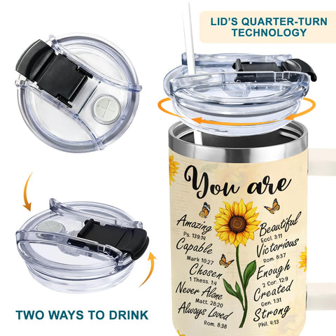 365FURY clear lid and straw detail for spill reduction and easy sipping