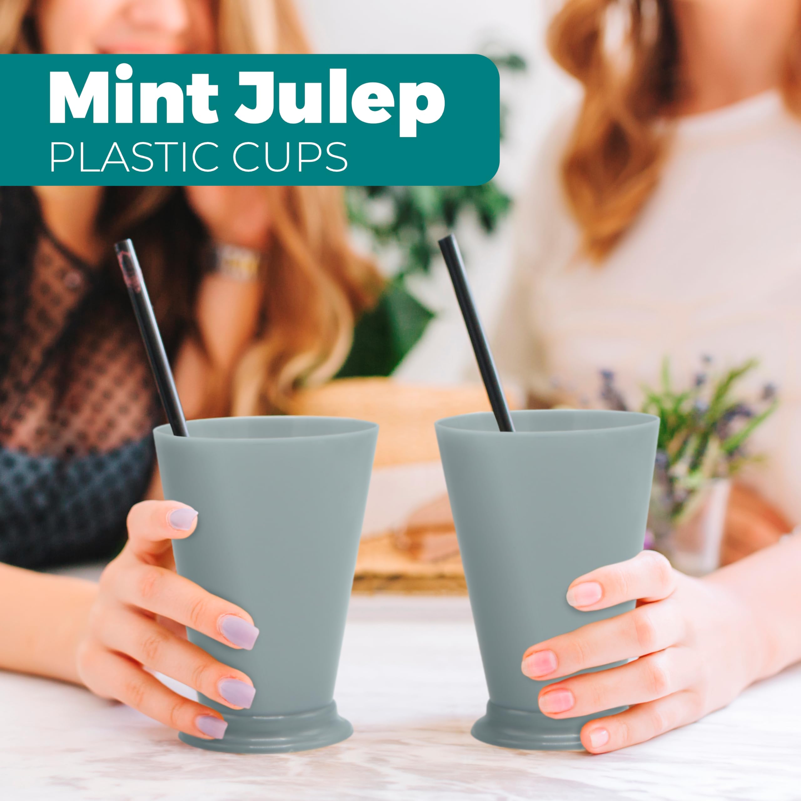 4E's Novelty cups arranged at a kids' table showing safe disposable option for families