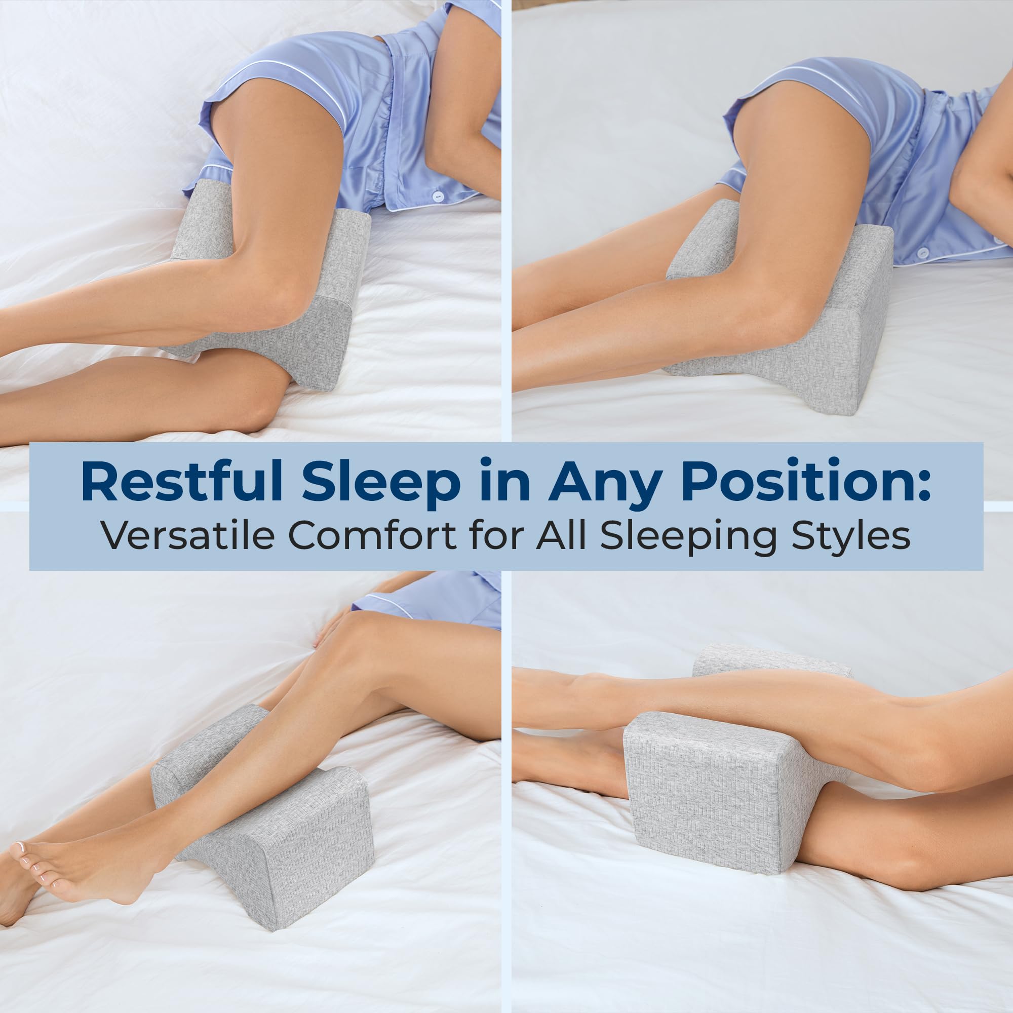 5 STARS UNITED memory foam cross-section illustrating contouring support and pressure relief