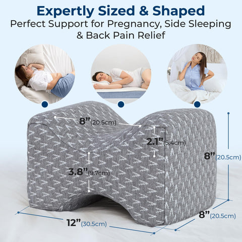 5 STARS UNITED under-knee placement for back sleepers reducing pressure