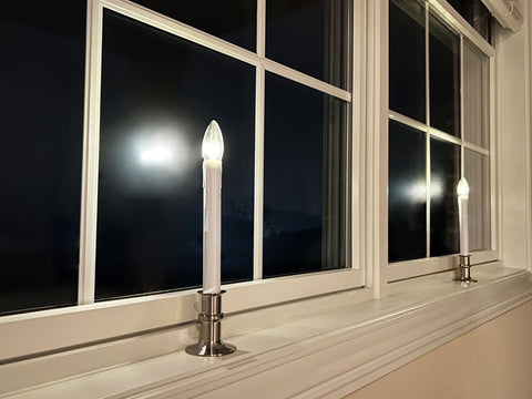 612 Vermont candlestick diameter and bulb replacement detail, serviceable