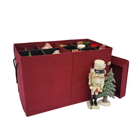 612 Vermont front view of storage box showing tall upright protection and neat organization