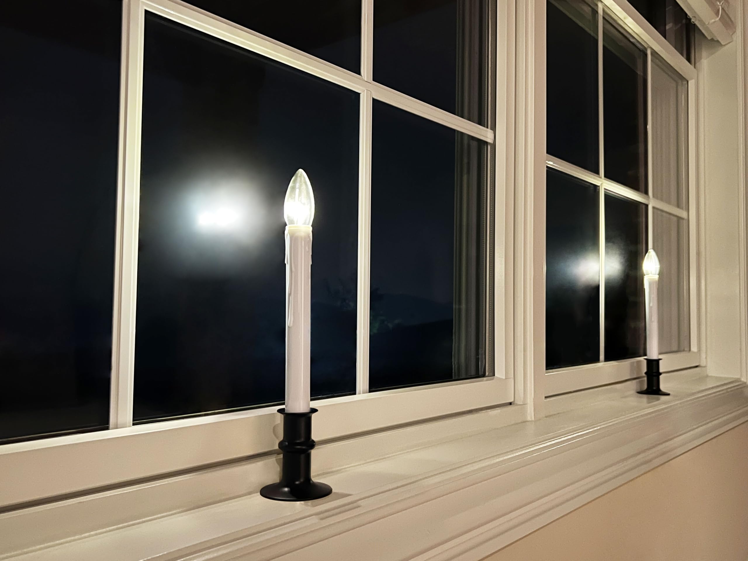612 Vermont replacement bulb VT-1935-R4-W next to candlestick for easy servicing
