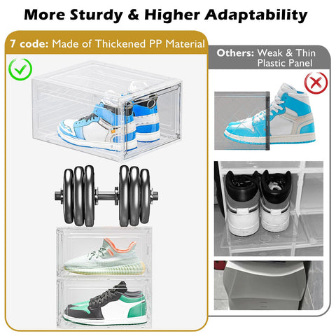7 code scale comparison with foot demonstrating roomy fit and capacity