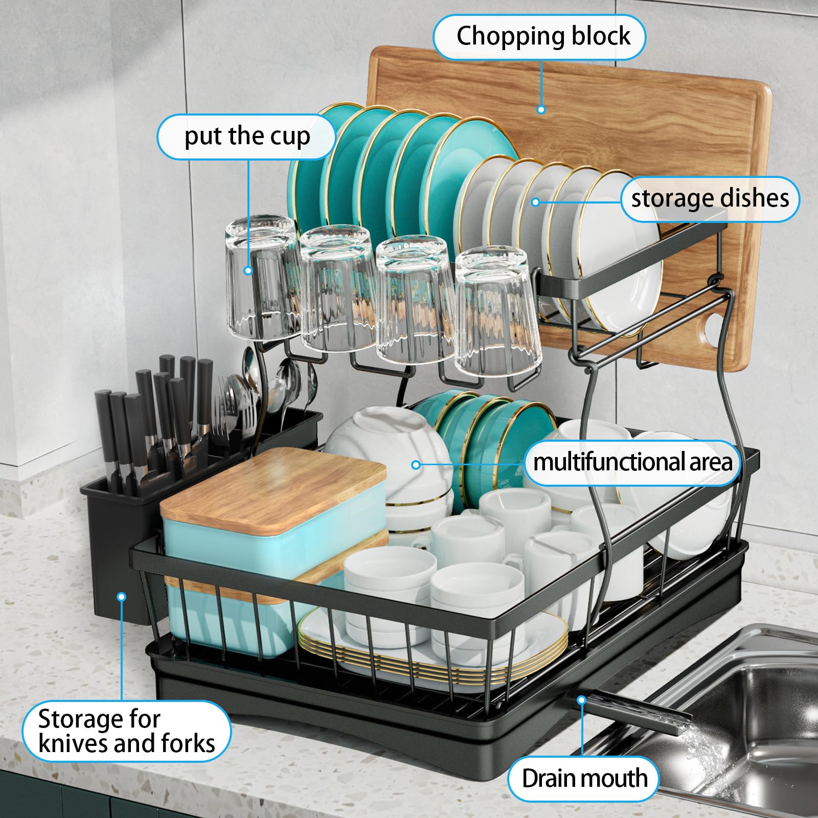 7 code side profile with dishes demonstrating sturdy load-bearing