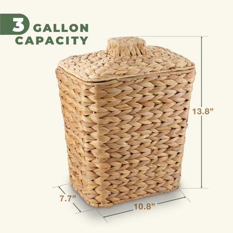 84ECO lid and rim detail showing snug fit to contain odors and deter pets