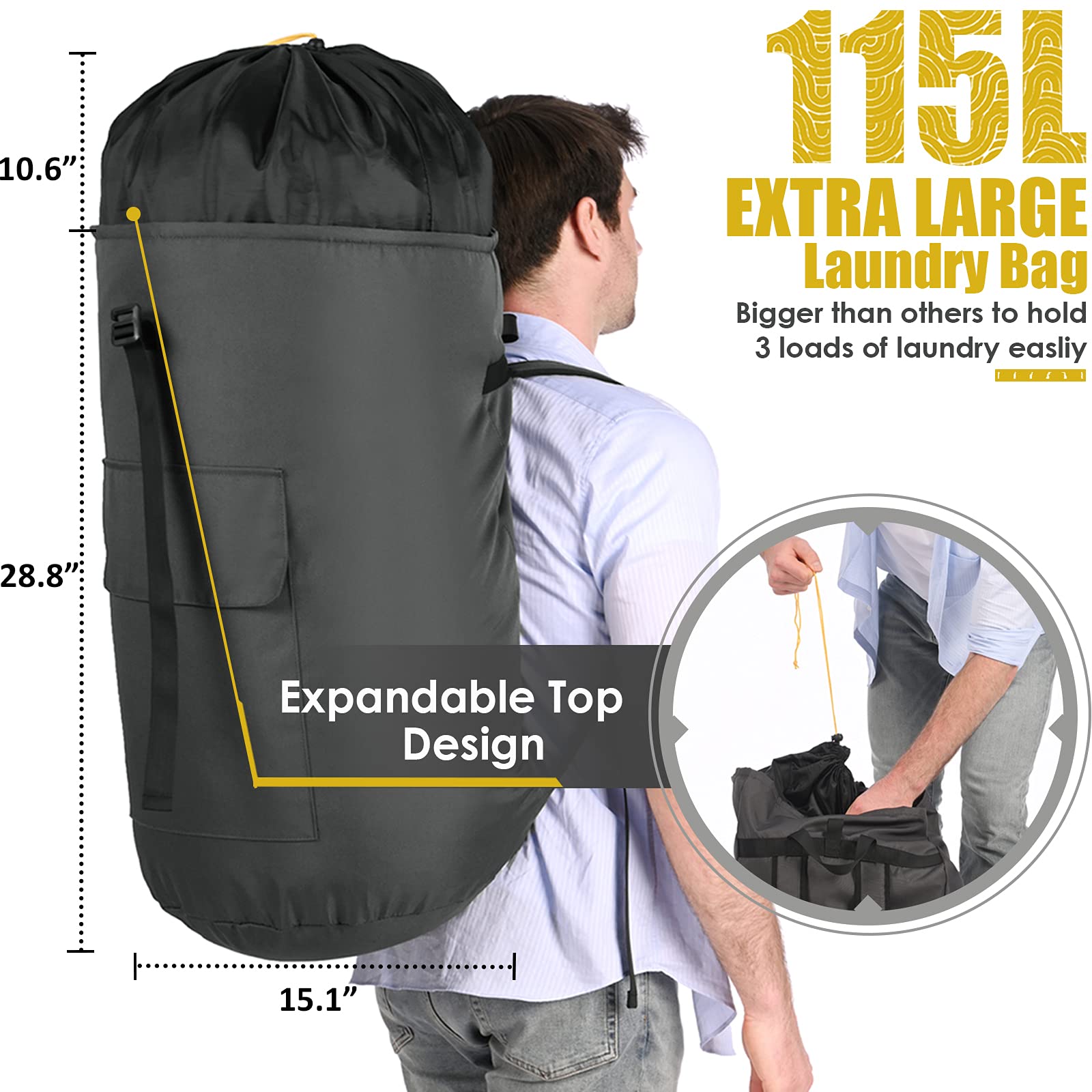 Ãzhido padded shoulder strap detail for comfortable hands-free carrying