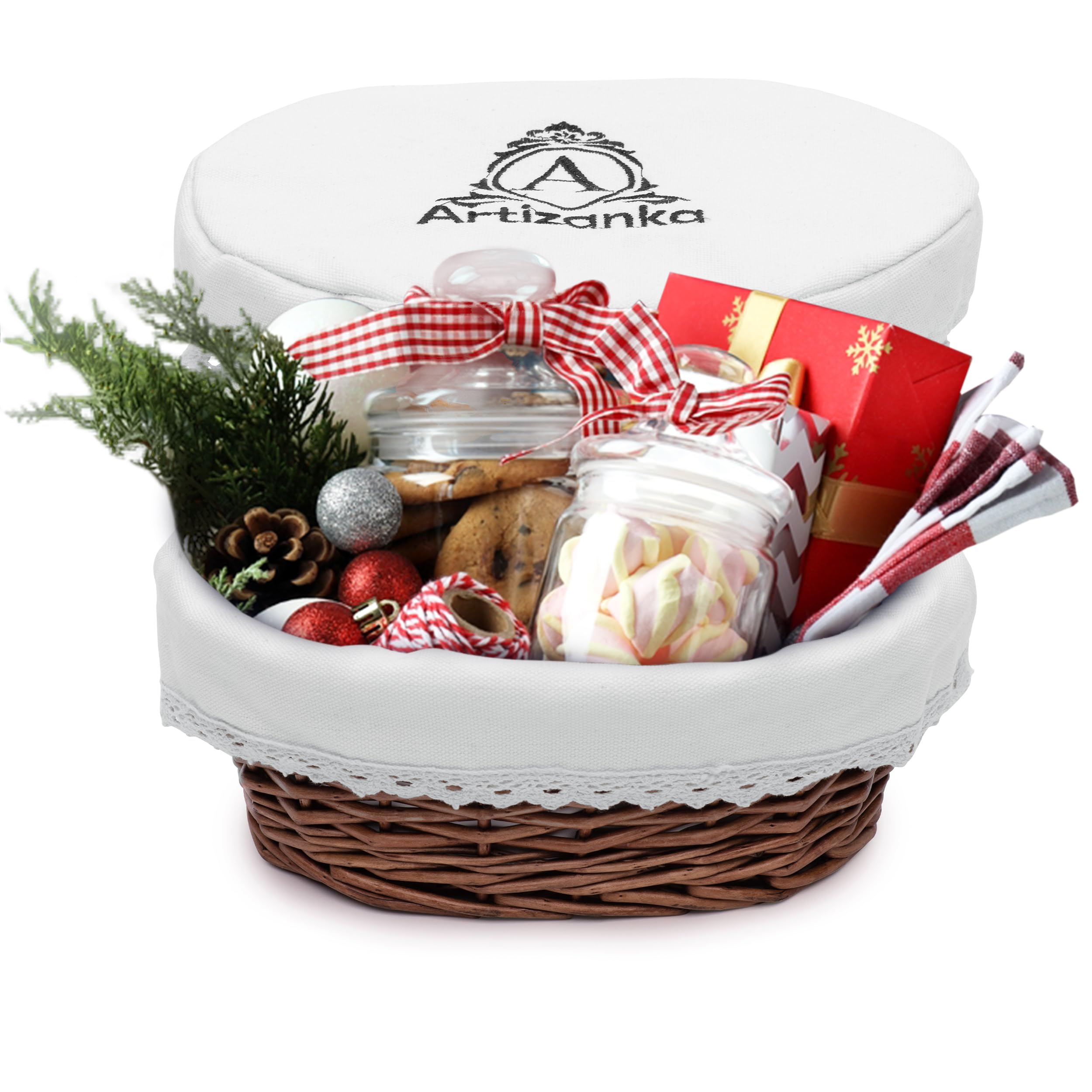A ARTIZANKA basket holding a sourdough loaf showing warm-keeping presentation benefit