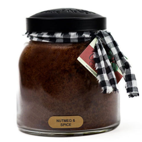 A Cheerful Giver front jar view showing farmhouse style and warm fragrance