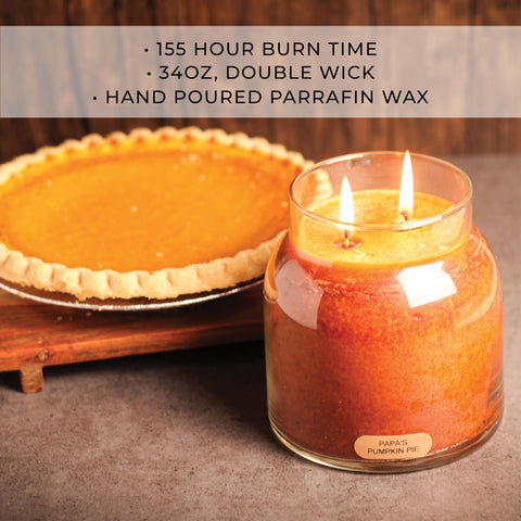 A Cheerful Giver close-up of the candle's double wicks showing even burn potential and stronger scent