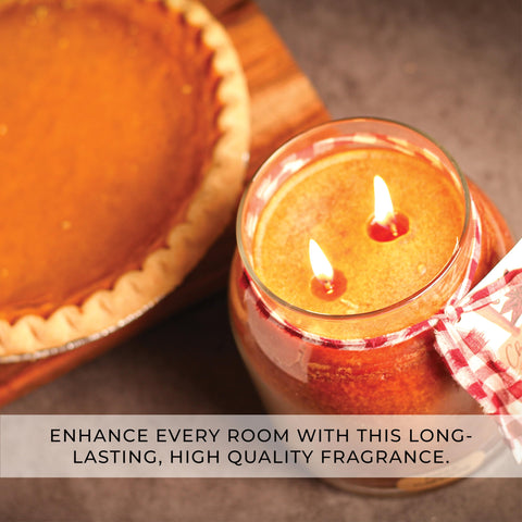 A Cheerful Giver lit candle melt pool demonstrating fragrance release and long-lasting aroma