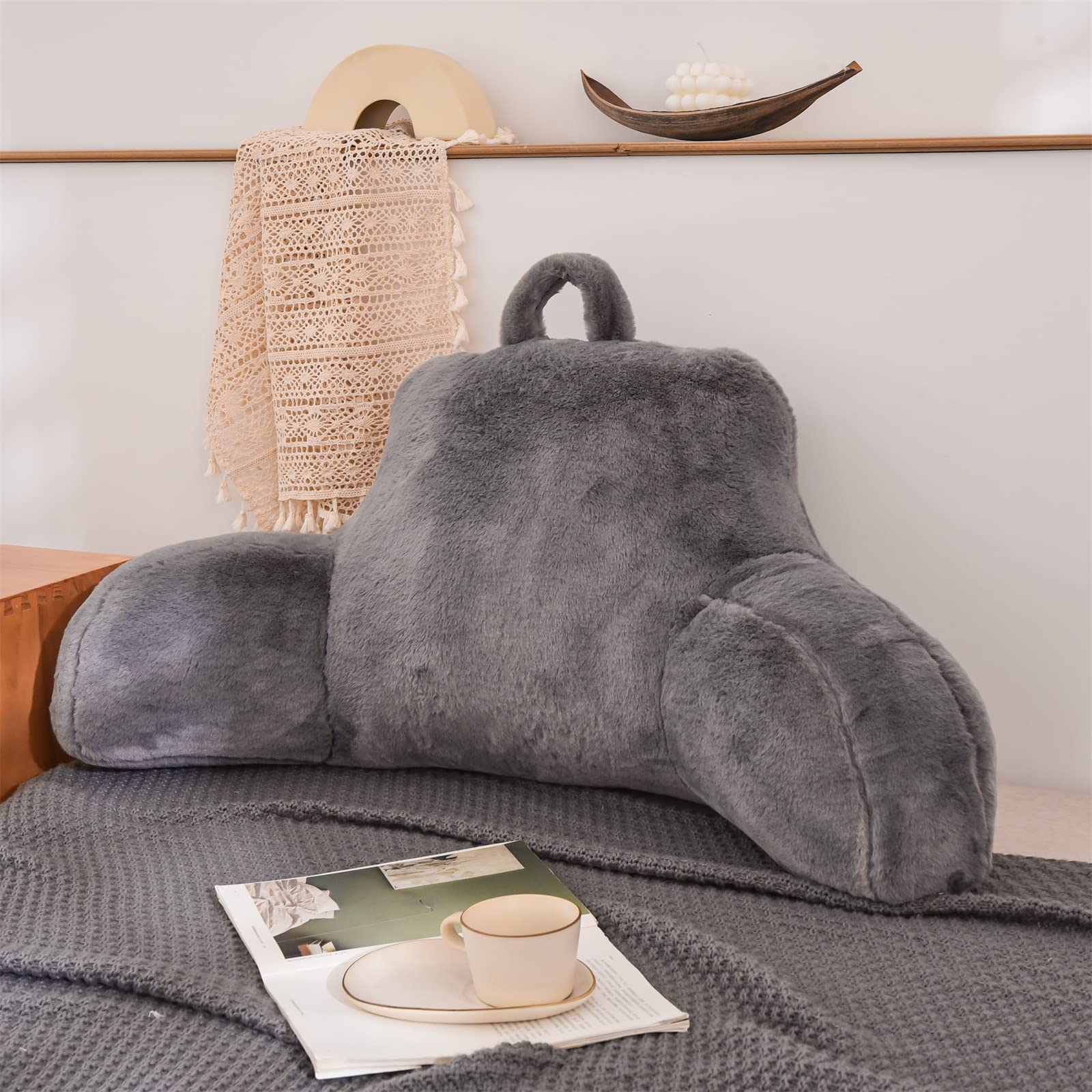 A Nice Night front view reading pillow showing plush support and comfort