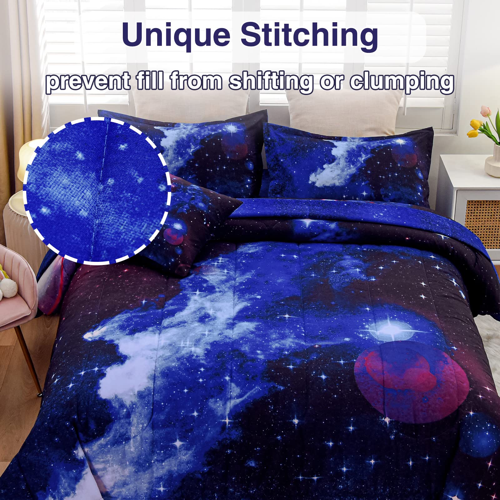 A Nice Night flat sheet edge and stitching detail highlighting neat finish and comfort