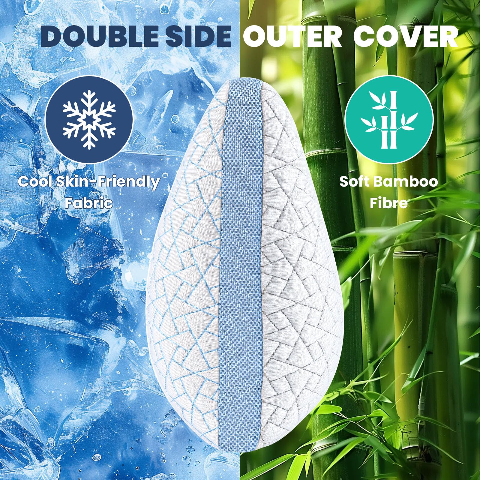 A-Pce displayed supporting side sleeper to reduce shoulder pressure
