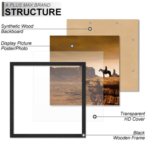 A PLUS MAX transparent cover with peel-off protective film demonstrating clarity