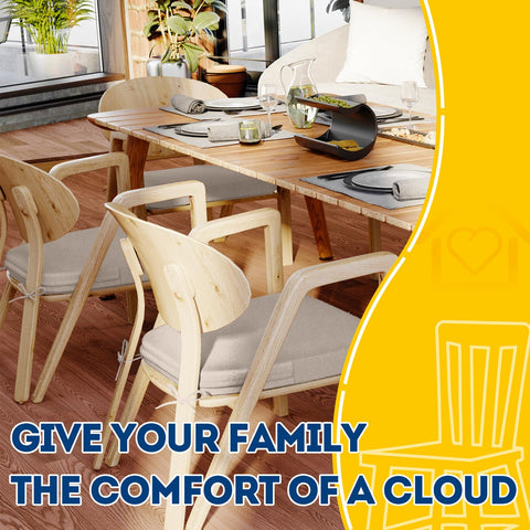 AAAAAcessories set on dining table showing matching cushions that upgrade decor