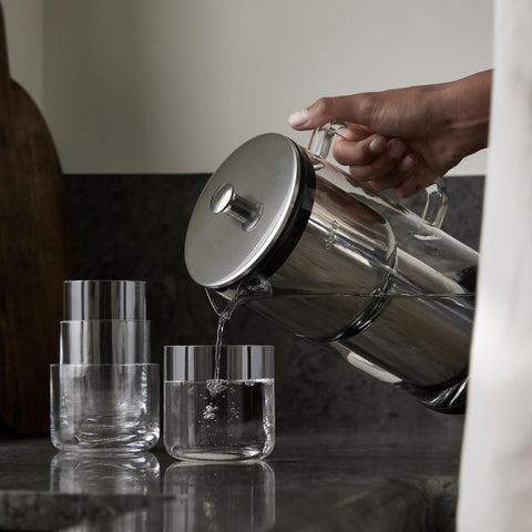Aarke stainless-steel cartridge close-up highlighting hygienic durable filtration