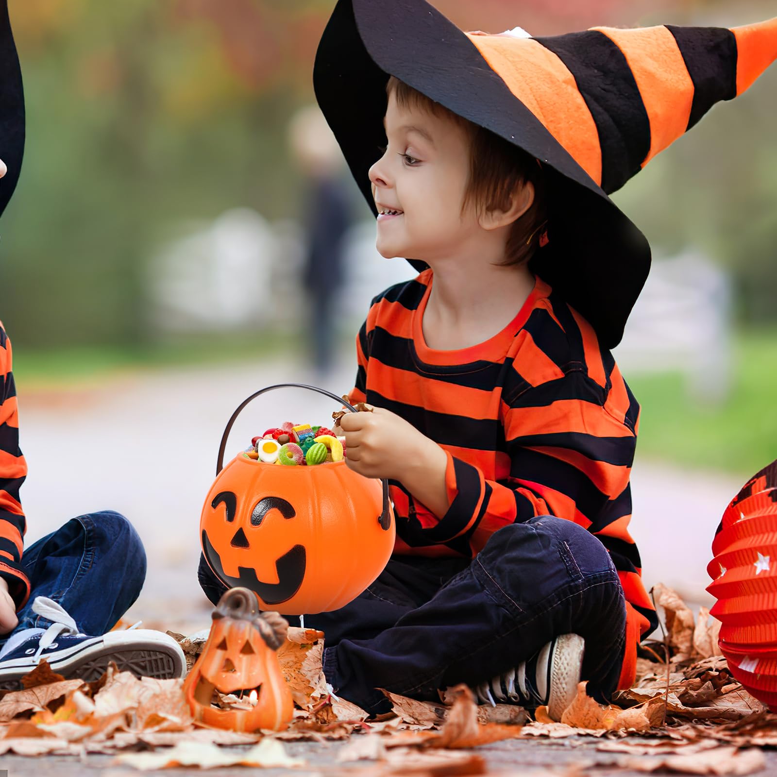 Abaodam pumpkins styled in a Halloween living room scene to show festive decoration and home-friendly use