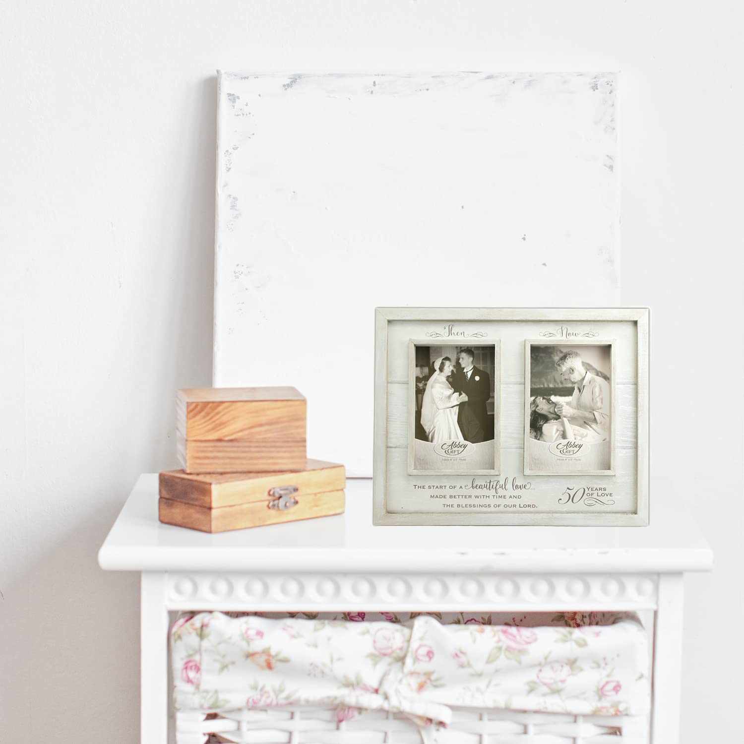 Abbey & CA Gift held by hands for size comparison, illustrating compact gift-ready dimensions