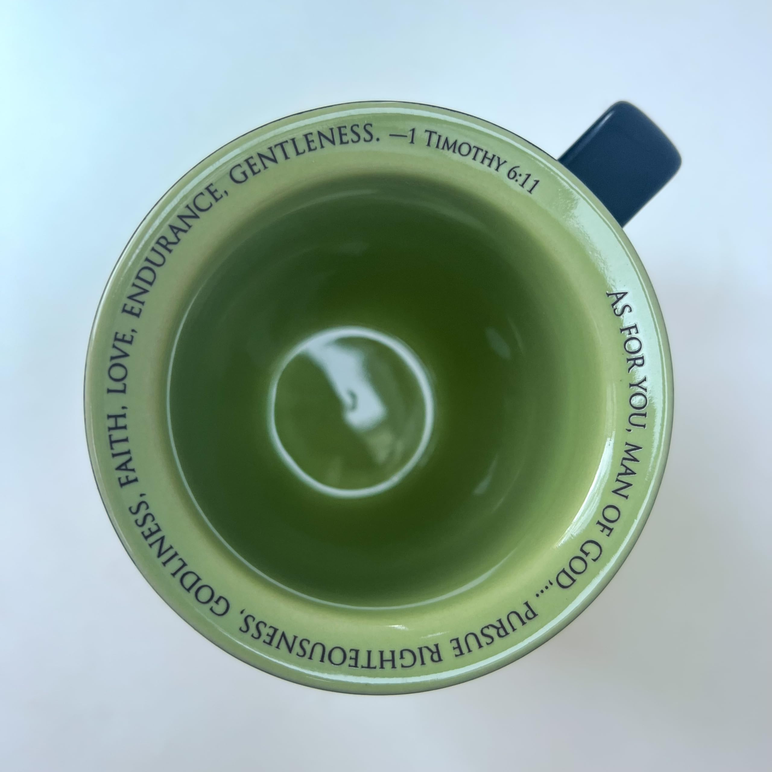 Abbey + CA Gift mug on breakfast table adding faith-filled morning comfort