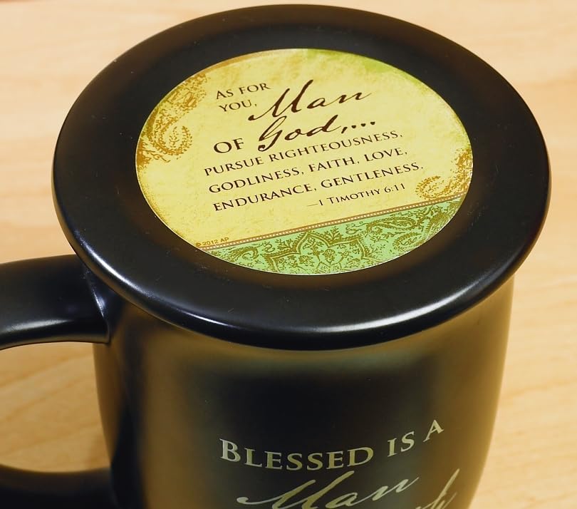 Abbey + CA Gift lid serving as coaster protecting surfaces and sealing warmth