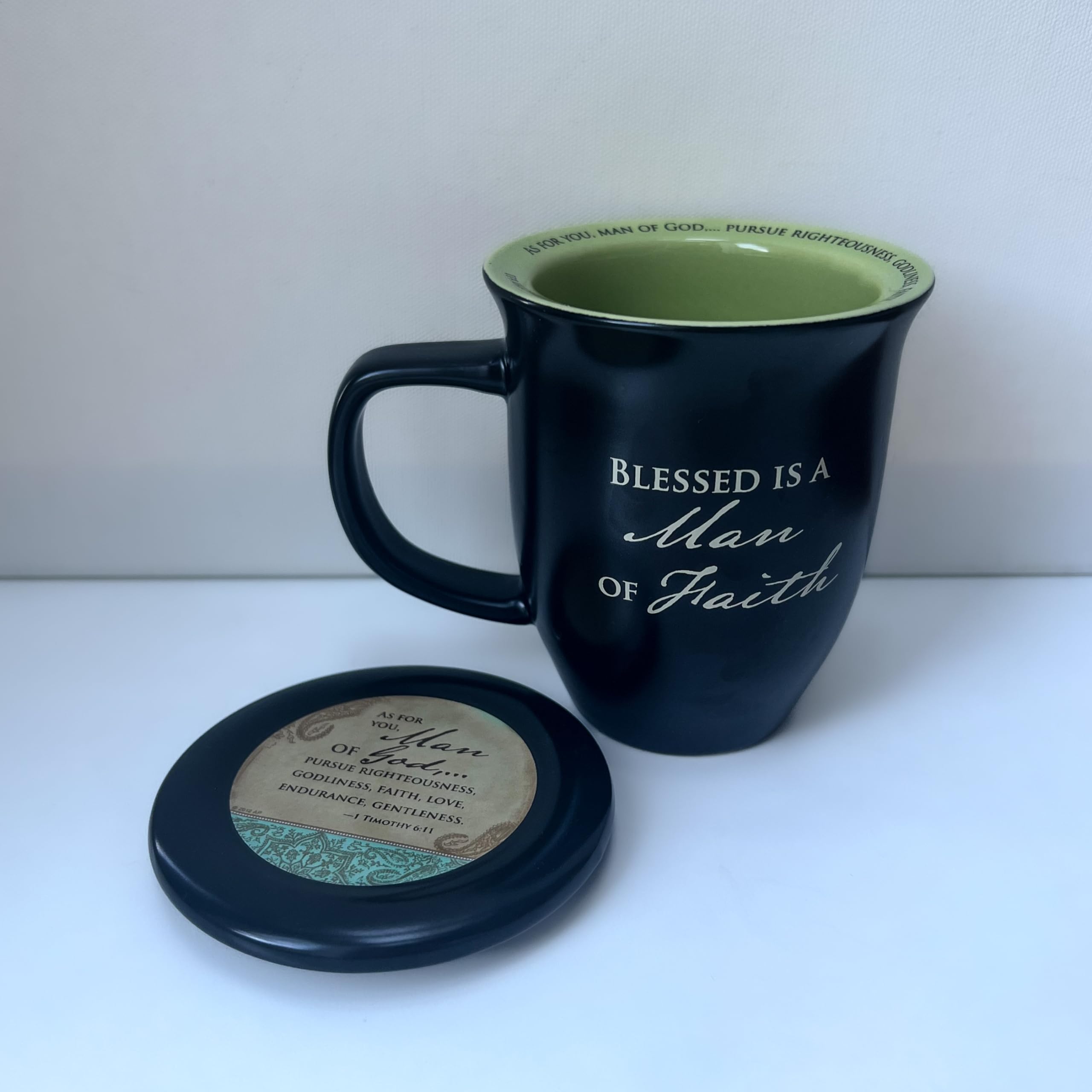 Abbey + CA Gift front view of mug showing message and daily encouragement