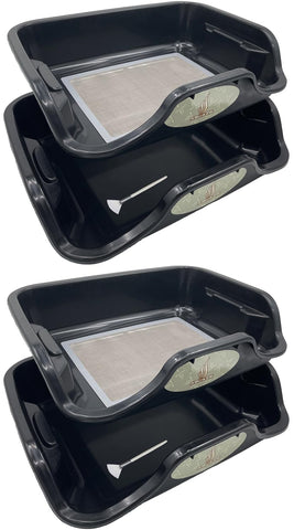 ablaze tray beside ruler showing 19 x 15.5 x 6 inch scale for sizing