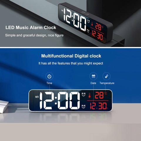 Abovsare closeup of LED digits highlighting easy-read benefit from distance