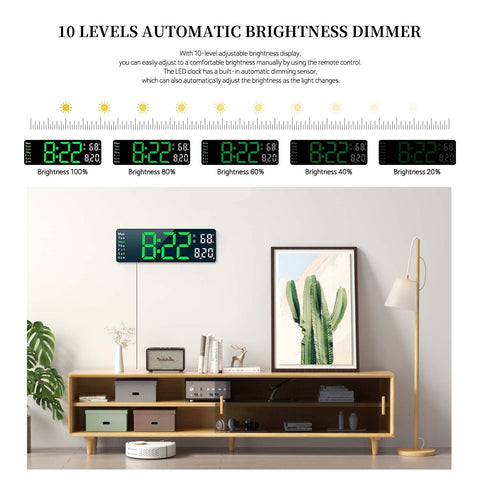 Abovsare desktop on nightstand with dimmed brightness for sleep